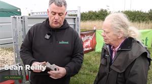 Arbforest MD Sean Reilly and HortWeek's Sally Drury at APF 2024